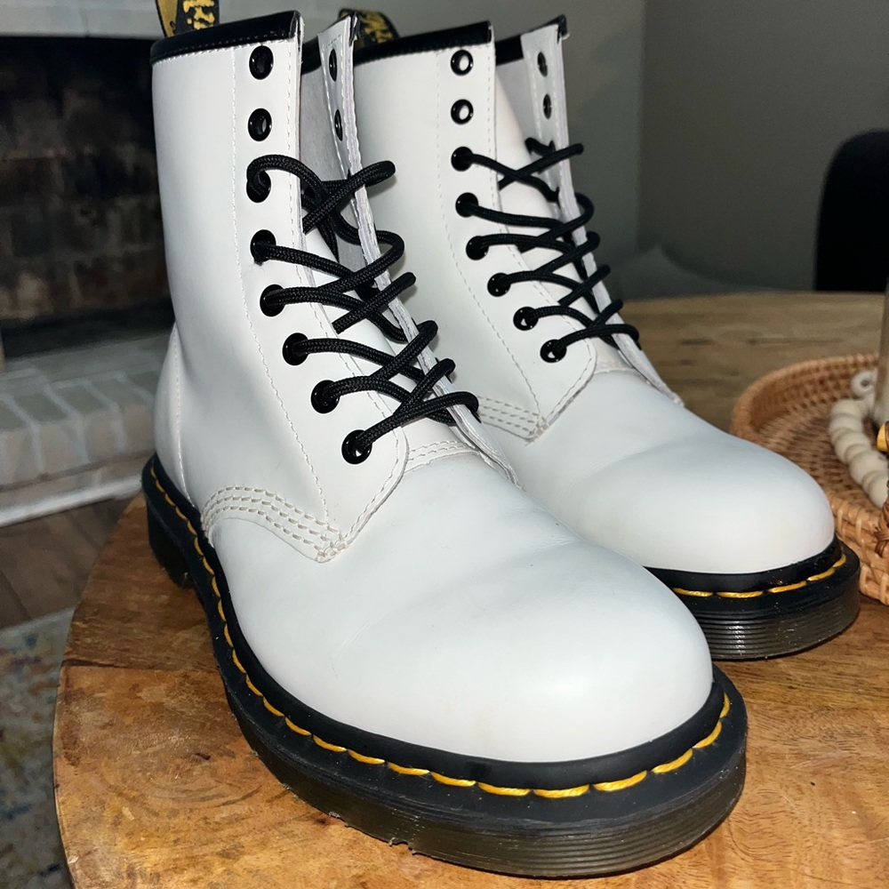 White Dr. Marten 1460